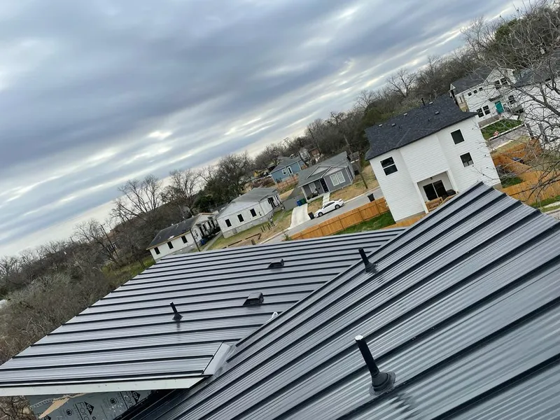 Standing seam metal roof panels with vents for Skylight Repair in Morgantown
